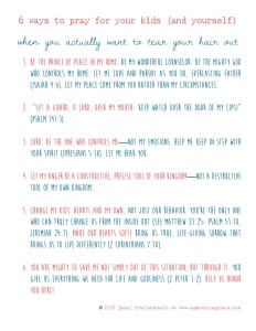 how to pray for your kids and yourself when you feel like tearing your hair out-page-001