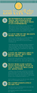memos to myself when god says no infographic