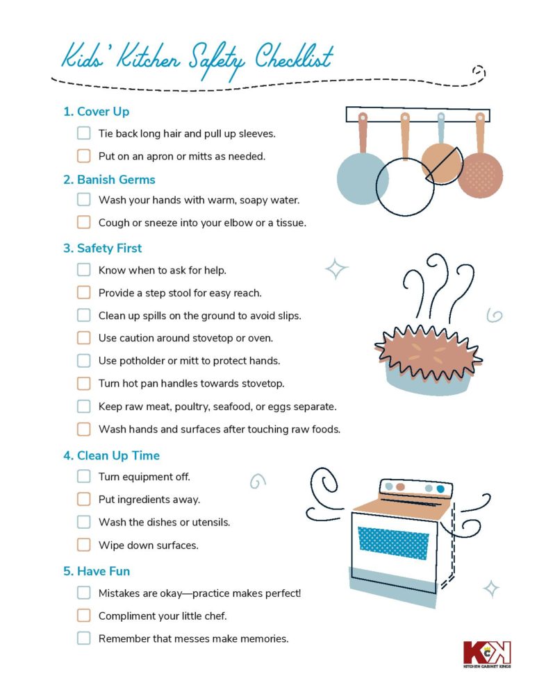 kitchen safety checklist cooking