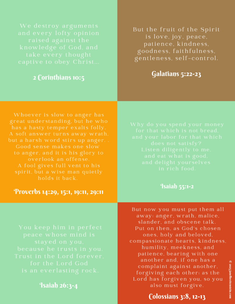 Bible verses emotional health