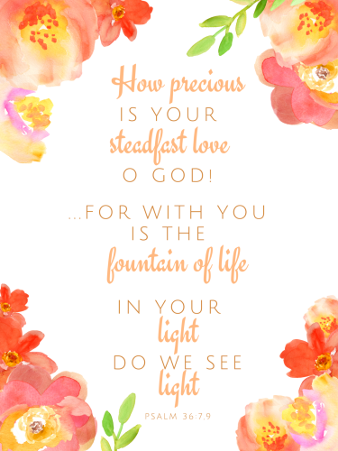 scripture art Psalms